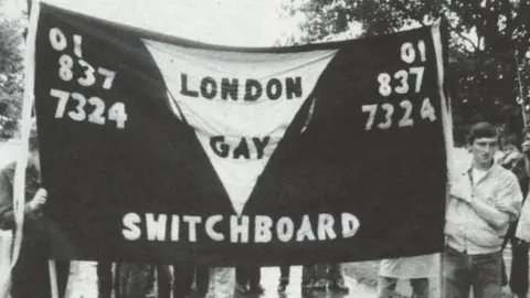 Robert Workman Switchboard at Gay Pride in 1983