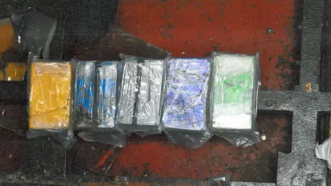 Cape Verde constabulary  Cocaine packets recovered  connected  the Rich Harvest