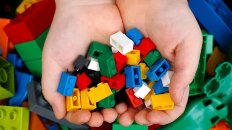 Getty Images Stock image of lego bricks