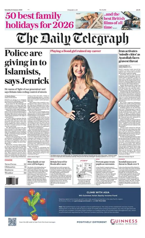 “Police are giving in to Islamists, says Jenrick”.