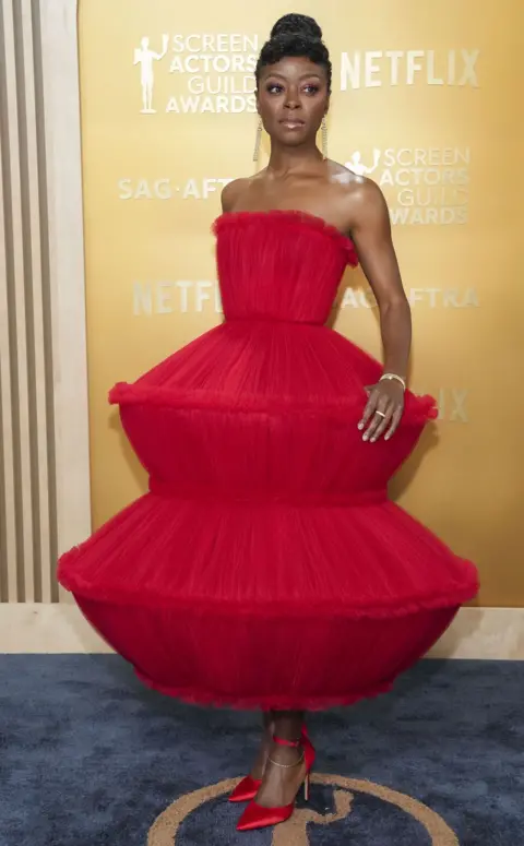 Getty Images Danielle Deadwyler attends the 31st Annual Screen Actors Guild Awards at Shrine Auditorium and Expo Hall on February 23, 2025 in Los Angeles, California