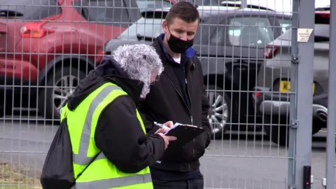 PA Video Queue for vaccination in Bolton, where a surge in the Indian variant has been detected