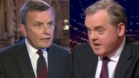 BBC David Jones and Guto Bebb