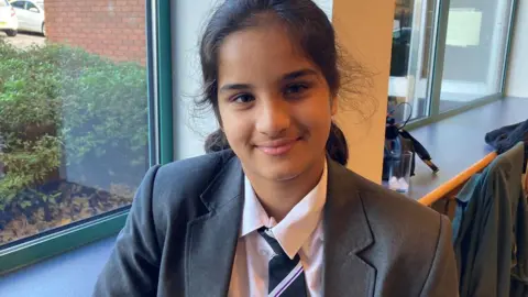 Aleena, eco-council member at Northampton School for Girls