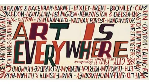 City Hall London Borough of Culture poster