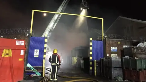 West Midlands Fire Service The fire