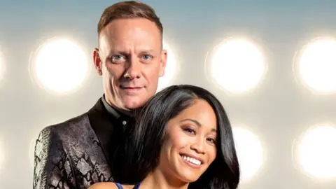 ITV Antony Cotton with Brandee Malto