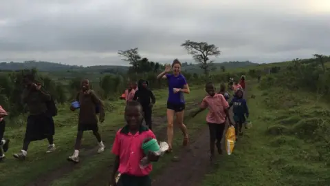 Ellie Lacey Ellie organises the Running The Rift marathon in Uganda to raise money for charity