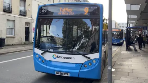 Bus in Gloucester