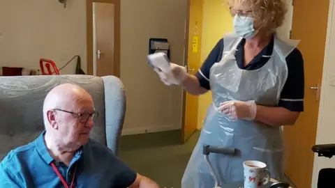 BBC Care workers in Linden House