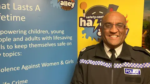 BBC/Amy Holmes Assistant Chief Constable Dennis Murray from Thames Valley Police in a Police Uniform