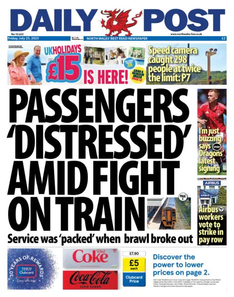 Wales' papers: Jac Morgan set for Lions test and fight on train