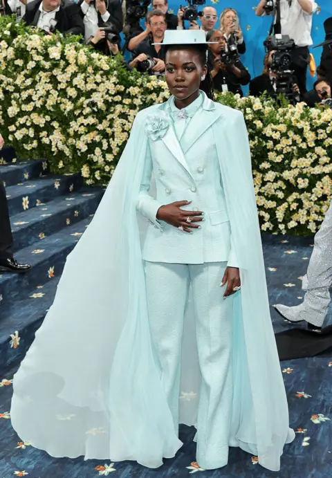 Getty Images Lupita Nyong'o attends the 2025 Met Gala Celebrating "Superfine: Tailoring Black Style" at Metropolitan Museum of Art on May 05, 2025 in New York City, US.