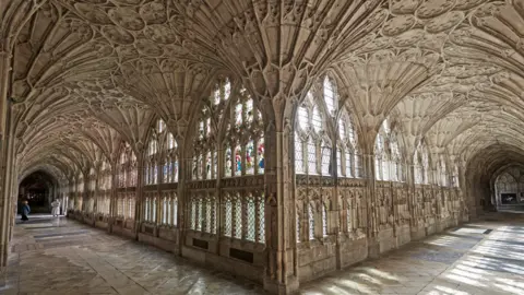 Getty Images Gloucester Cathedral's cloisters