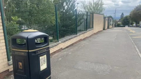 St Eunan's school bins