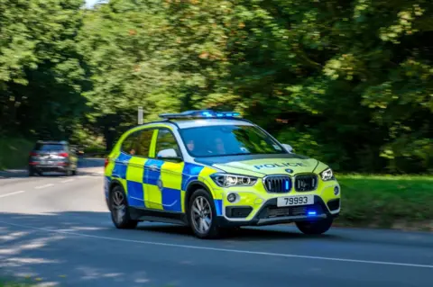 BBC Guernsey police car