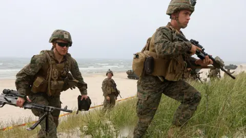 AFP US troops on Nato exercise in Lithuania, 4 Jun 18