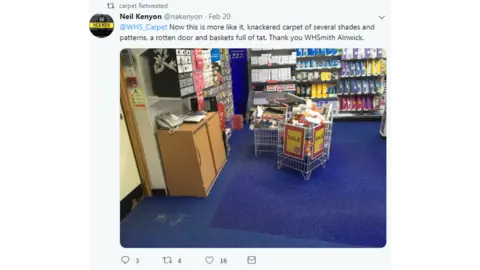 Twitter A WH Smith store