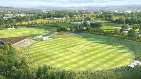 Lancashire Cricket Club Artist's impression of new cricket ground