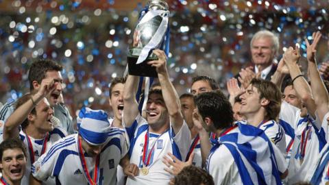 Greece winning Euro 2004