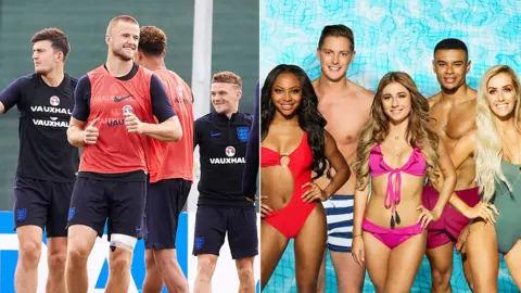 Getty / Shutterstock World Cup / Love Island