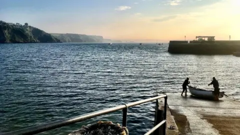 Lawrence Hourahane This stunning photo of the Harbour in Tenby, Pembrokeshire in the morning sun, was taken by Lawrence Hourahane