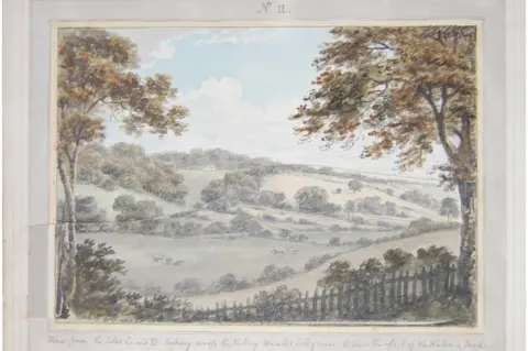 Hertfordshire County Council Red Book of Panshanger by Humphry Repton