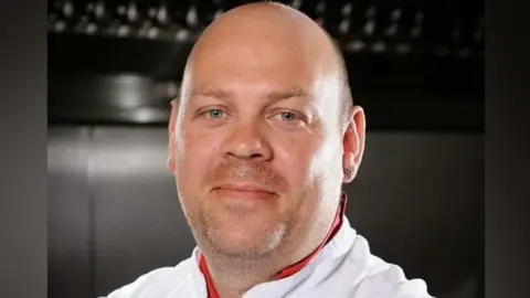 Mike Counsell Mike Counsell wearing his chef's clothes