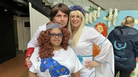 BBC/Juliette Parkin Family taking part in Forward Facing Charity event at Brighton Dome 