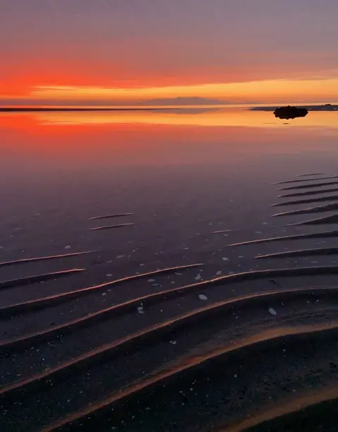 Lynda Hardman Barassie Beach sunset