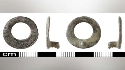 Norfolk County Council Late Roman proto-handpin with Celtic design