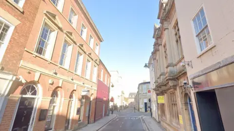 Google Maps Finkin Street in Grantham