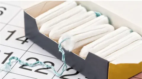 Getty Images tampons in box