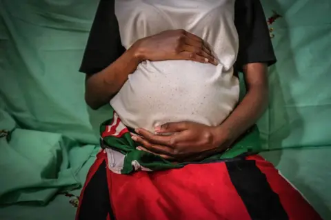 Getty Images Kenya has seen a rise in teenage pregnancies in recent years