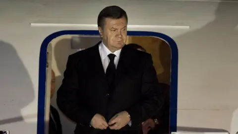 Getty Images Former President of Ukraine, Viktor Yanukovych.