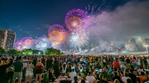 Getty Images Image shows the 41st Annual Macy's 4th Of July Fireworks in 2017