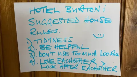 Jen A photo of Jen's dad's house rules