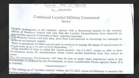 BBC Loyalists statement