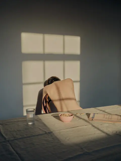 Kristina Varaksina Light falls on a woman's body