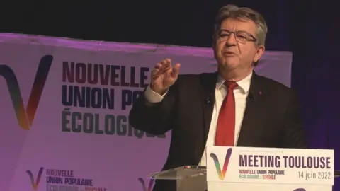 Jean-Luc Mélenchon in Toulouse