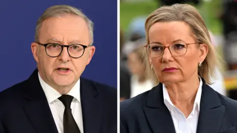 Anthony Albanese and Sussan Ley