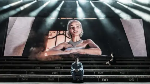 Marc Brenner Rachel Zegler in Evita