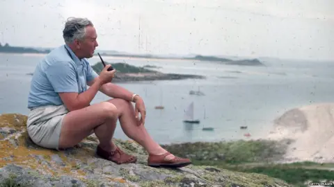 Getty Images Harold Wilson on the Isles of Scilly
