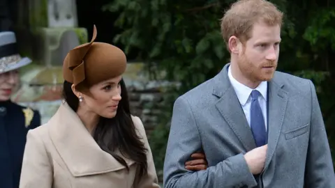 PA Media The Duke and Duchess of Sussex