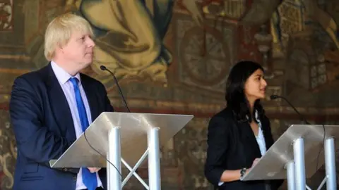 PA Media Boris Johnson and Munira Mirza