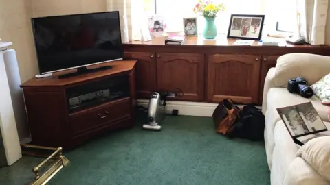 Derek and Betty Adams' living room