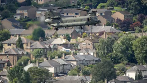 PA Media RAF Chinook helicopter