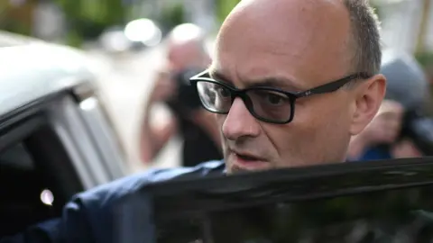 AFP Dominic Cummings is at the centre of a political controversy in the UK