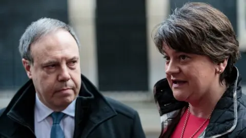 Getty Images Arlene Foster and Nigel Dodds