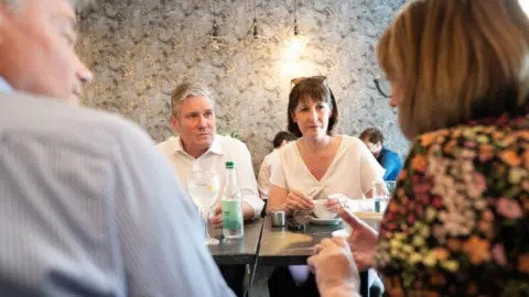 PA Media Labour leader Sir Keir Starmer and shadow chancellor Rachel Reeves